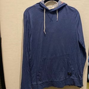 hooded long sleeve.  Denim color